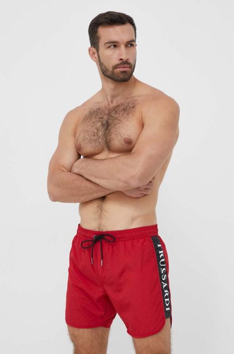 Купальні шорти Trussardi колір бордовий (3285850) Купальні шорти Trussardi колір бордовий (3285850)