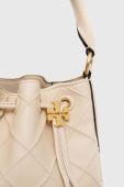 Шкіряна сумочка Tory Burch колір бежевий (2924126) Шкіряна сумочка Tory Burch колір бежевий (2924126)