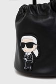 Шкіряна сумочка Karl Lagerfeld колір чорний (2897015) Шкіряна сумочка Karl Lagerfeld колір чорний (2897015)