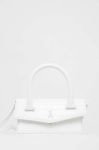 Шкіряна сумочка Patrizia Pepe колір білий (2867968)