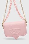 Сумочка Chiara Ferragni Eyelike колір рожевий