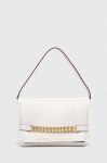 Шкіряна сумка Victoria Beckham Chain Pouch колір білий