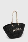 Пляжний кошик Patrizia Pepe колір чорний