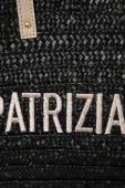 Пляжний кошик Patrizia Pepe колір чорний