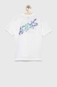 Дитяча бавовняна футболка adidas колір білий з принтом (3261453)