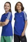Дитяча футболка adidas U 3S однотонна колір блакитний Дитяча футболка adidas U 3S однотонна колір блакитний