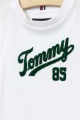 Дитяча бавовняна футболка Tommy Hilfiger колір білий з принтом (2891469)