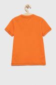 Дитяча футболка Guess колір помаранчевий меланж Дитяча футболка Guess колір помаранчевий меланж