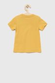 Дитяча бавовняна футболка Guess колір жовтий з принтом (2898326) Дитяча бавовняна футболка Guess колір жовтий з принтом (2898326)