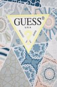 Дитяча бавовняна футболка Guess візерунок колір блакитний (3004740) Дитяча бавовняна футболка Guess візерунок колір блакитний (3004740)