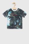 Дитяча бавовняна футболка Guess візерунок колір блакитний (3133451) Дитяча бавовняна футболка Guess візерунок колір блакитний (3133451)