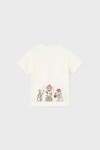 Бавовняна футболка для немовлят Mayoral колір білий з принтом (2936436) Бавовняна футболка для немовлят Mayoral колір білий з принтом (2936436)