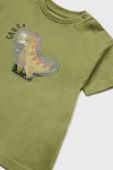 Бавовняна футболка для немовлят Mayoral колір зелений з принтом (2936581) Бавовняна футболка для немовлят Mayoral колір зелений з принтом (2936581)