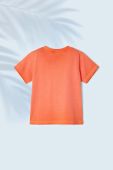 Дитяча бавовняна футболка Mayoral колір помаранчевий з принтом (2936803) Дитяча бавовняна футболка Mayoral колір помаранчевий з принтом (2936803)