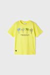 Дитяча бавовняна футболка Mayoral колір жовтий з принтом (2940403) Дитяча бавовняна футболка Mayoral колір жовтий з принтом (2940403)