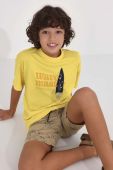 Дитяча бавовняна футболка Mayoral колір жовтий з принтом (2940688) Дитяча бавовняна футболка Mayoral колір жовтий з принтом (2940688)