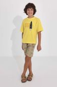 Дитяча бавовняна футболка Mayoral колір жовтий з принтом (2940688) Дитяча бавовняна футболка Mayoral колір жовтий з принтом (2940688)
