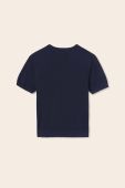 Дитяча бавовняна футболка Mayoral колір синій однотонний Дитяча бавовняна футболка Mayoral колір синій однотонний