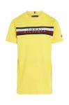 Дитяча бавовняна футболка Tommy Hilfiger колір жовтий з аплікацією (3004867) Дитяча бавовняна футболка Tommy Hilfiger колір жовтий з аплікацією (3004867)