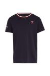 Дитяча бавовняна футболка Tommy Hilfiger колір синій з аплікацією (3004872)