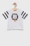Бавовняна футболка для немовлят Birba&Trybeyond колір білий з принтом (3205217) Бавовняна футболка для немовлят Birba&Trybeyond колір білий з принтом (3205217)