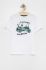 Дитяча бавовняна футболка Birba&Trybeyond колір білий з принтом (3099736)