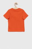 Бавовняна футболка для немовлят Birba&Trybeyond колір помаранчевий з аплікацією Бавовняна футболка для немовлят Birba&Trybeyond колір помаранчевий з аплікацією