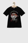 Дитяча бавовняна футболка Birba&Trybeyond колір чорний з принтом (3222315) Дитяча бавовняна футболка Birba&Trybeyond колір чорний з принтом (3222315)