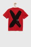 Дитяча бавовняна футболка Birba&Trybeyond колір червоний з принтом (3129460) Дитяча бавовняна футболка Birba&Trybeyond колір червоний з принтом (3129460)