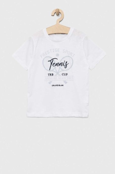 Дитяча бавовняна футболка Birba&Trybeyond колір білий з принтом (3095975) Дитяча бавовняна футболка Birba&Trybeyond колір білий з принтом (3095975)