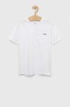 Дитяча бавовняна футболка Birba&Trybeyond колір білий однотонний