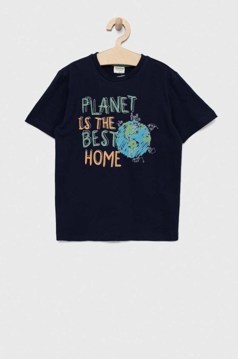 Дитяча бавовняна футболка Birba&Trybeyond колір синій з принтом (3096015) Дитяча бавовняна футболка Birba&Trybeyond колір синій з принтом (3096015)