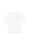 Дитяча бавовняна футболка BOSS колір білий однотонний (3072137) Дитяча бавовняна футболка BOSS колір білий однотонний (3072137)