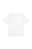 Дитяча бавовняна футболка BOSS колір білий однотонний (3072137)