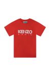 Дитяча бавовняна футболка Kenzo Kids колір червоний з принтом (3072121) Дитяча бавовняна футболка Kenzo Kids колір червоний з принтом (3072121)