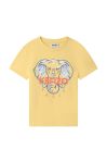 Дитяча бавовняна футболка Kenzo Kids колір жовтий з принтом Дитяча бавовняна футболка Kenzo Kids колір жовтий з принтом