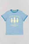 Дитяча бавовняна футболка zippy з принтом колір блакитний (3124470) Дитяча бавовняна футболка zippy з принтом колір блакитний (3124470)