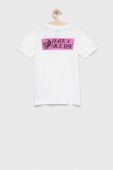 Дитяча бавовняна футболка Quiksilver колір білий з принтом (3046751) Дитяча бавовняна футболка Quiksilver колір білий з принтом (3046751)