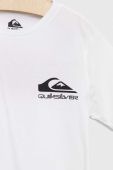 Дитяча бавовняна футболка Quiksilver колір білий з принтом (3046751) Дитяча бавовняна футболка Quiksilver колір білий з принтом (3046751)