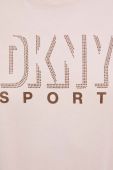 Бавовняна футболка Dkny колір рожевий (3245521)