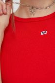 Футболка Tommy Jeans жіночий колір червоний (2982939) Футболка Tommy Jeans жіночий колір червоний (2982939)