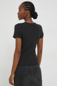 Футболка Tommy Jeans жіночий колір чорний (2835167) Футболка Tommy Jeans жіночий колір чорний (2835167)
