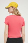 Футболка Tommy Jeans жіночий колір рожевий (3291993)