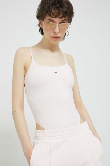 Боді Tommy Jeans жіночі колір рожевий (2983038) Боді Tommy Jeans жіночі колір рожевий (2983038)