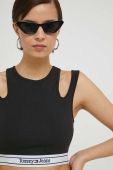 Топ Tommy Jeans жіночий колір чорний (2955688) Топ Tommy Jeans жіночий колір чорний (2955688)