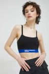 Бюстгальтер Karl Lagerfeld Jeans жіночий колір чорний Бюстгальтер Karl Lagerfeld Jeans жіночий колір чорний