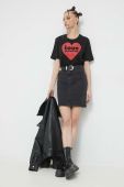 Бавовняна футболка Love Moschino колір чорний (3020484) Бавовняна футболка Love Moschino колір чорний (3020484)