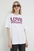 Бавовняна футболка Love Moschino колір білий (3153625) Бавовняна футболка Love Moschino колір білий (3153625)