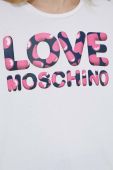 Бавовняна футболка Love Moschino колір білий (3153625) Бавовняна футболка Love Moschino колір білий (3153625)