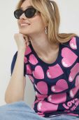 Футболка Love Moschino жіночий колір синій (3153624) Футболка Love Moschino жіночий колір синій (3153624)
